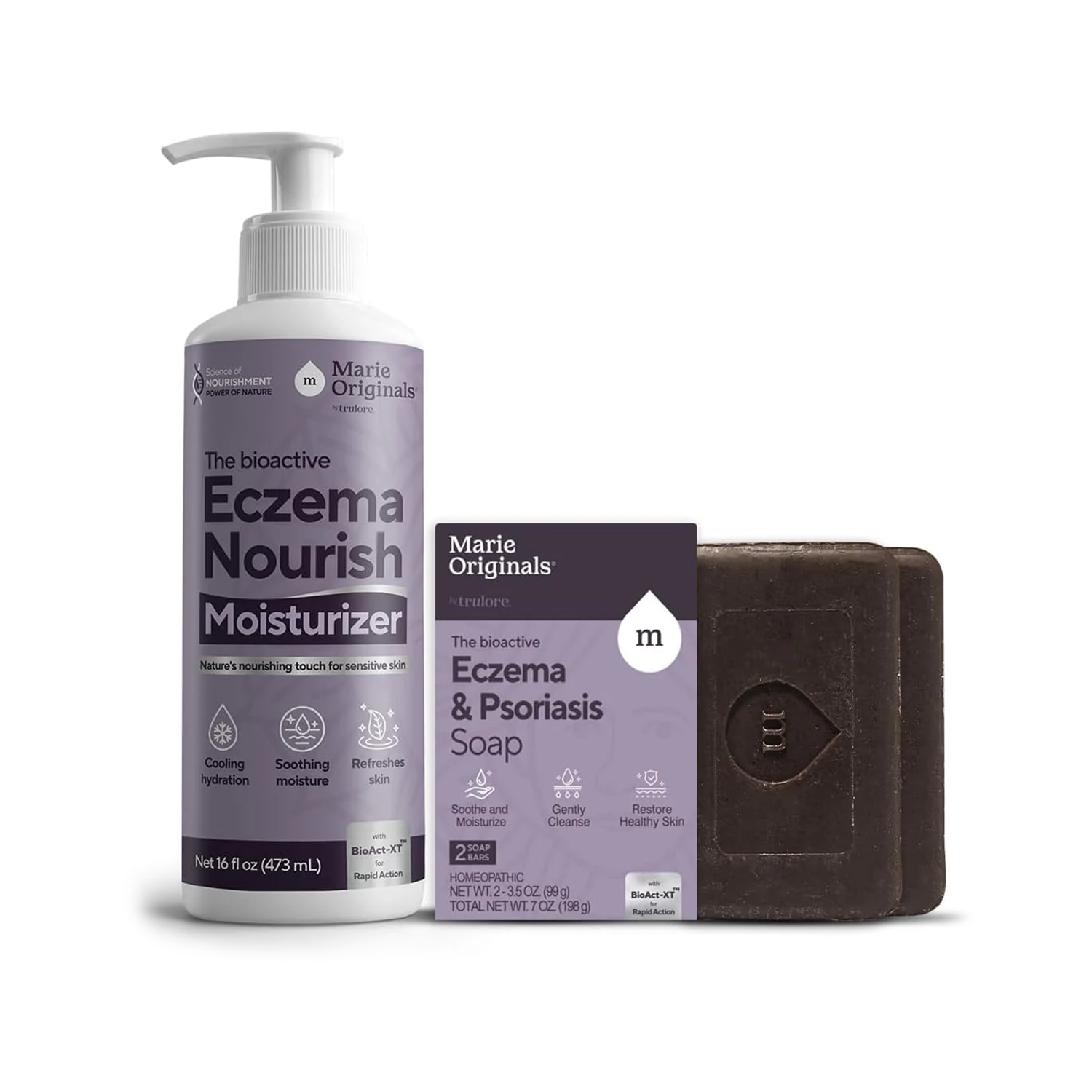 Eczema Moisturizing Lotion and Eczema Nourish Soap Bundle